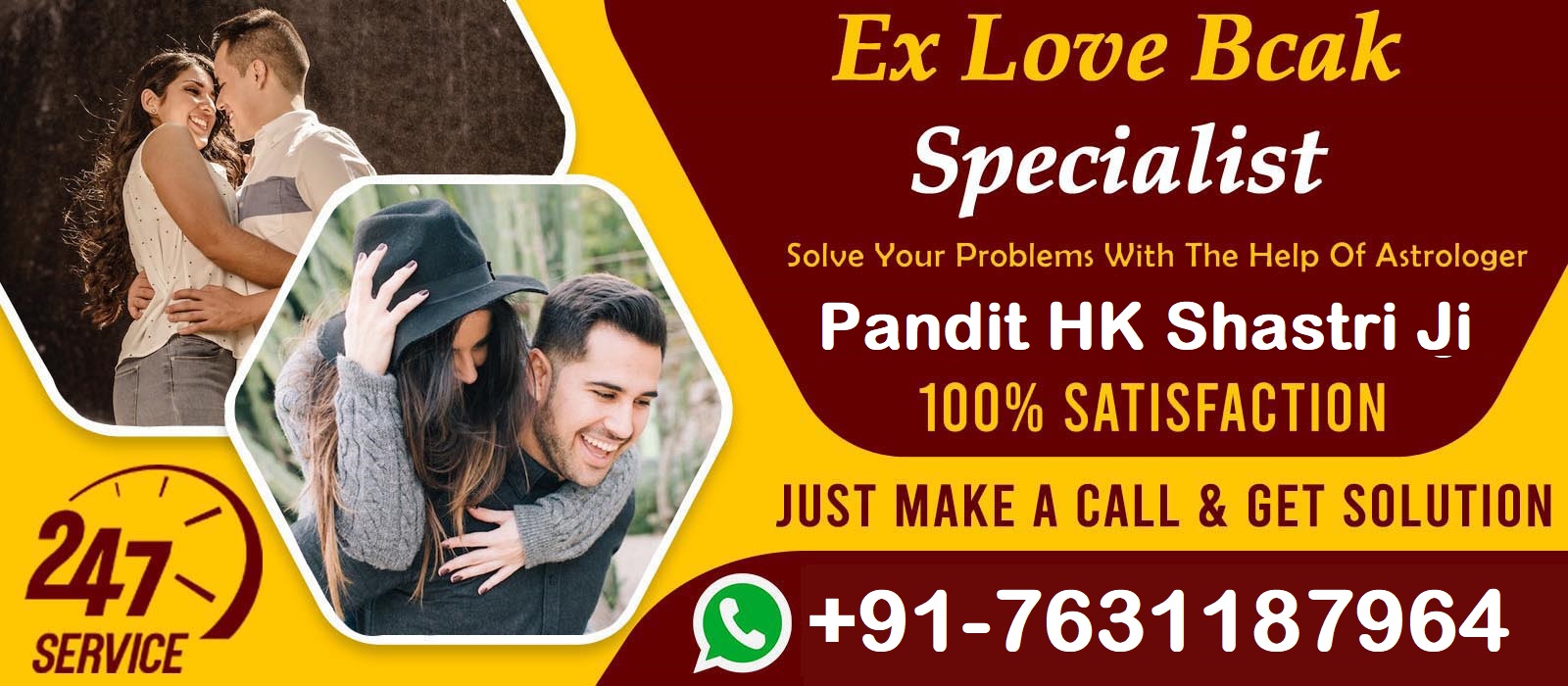 Astrologer Pandit HK Shastri Ji +91-7631187964